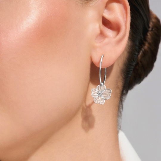 Серьги из серебра