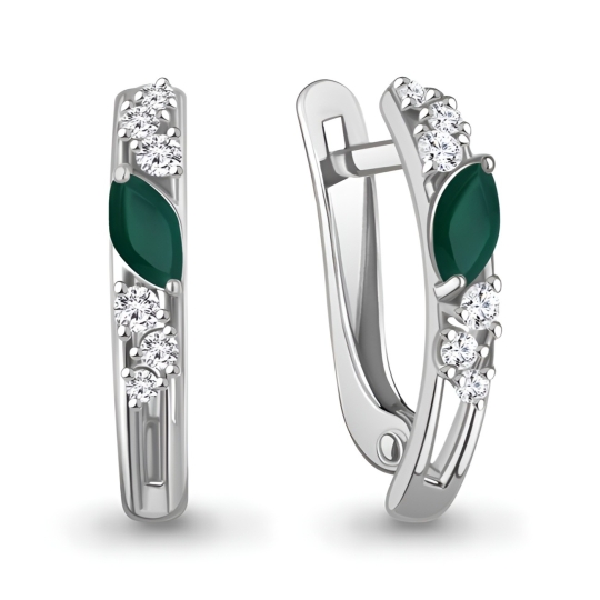 Серьги из серебра