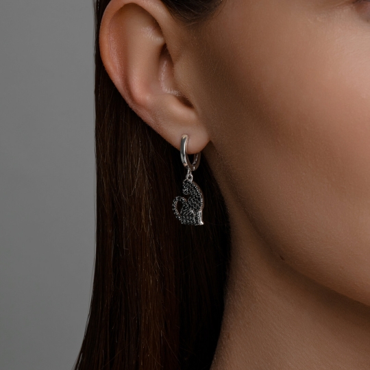 Серьги из серебра 
