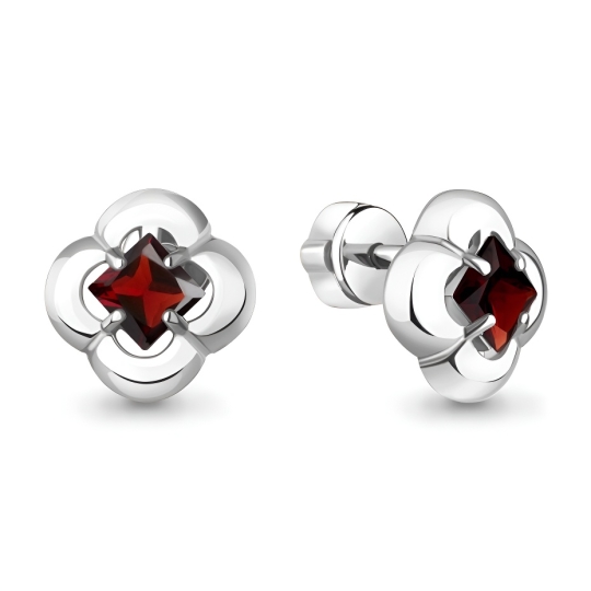 Серьга-кафф из серебра