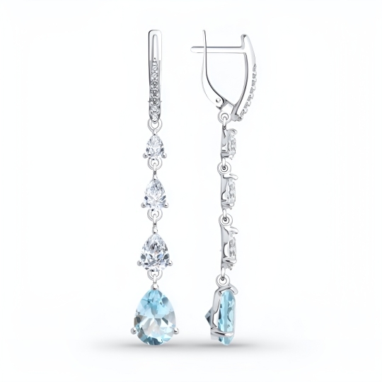 Серьги из серебра