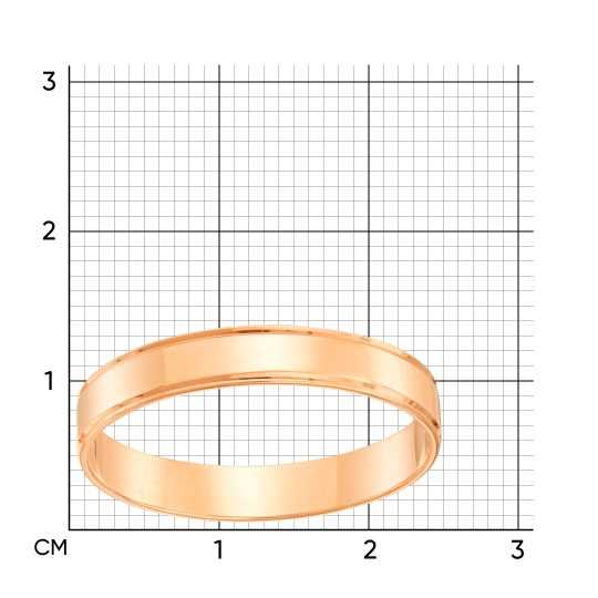 Обручальное кольцо из золота 