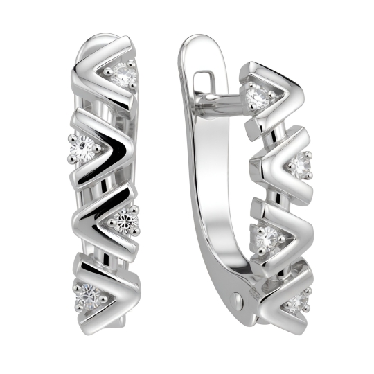 Серьги из серебра