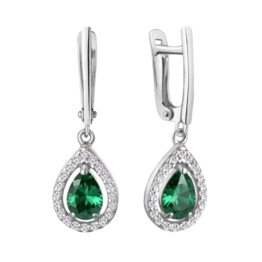 Серьги из серебра