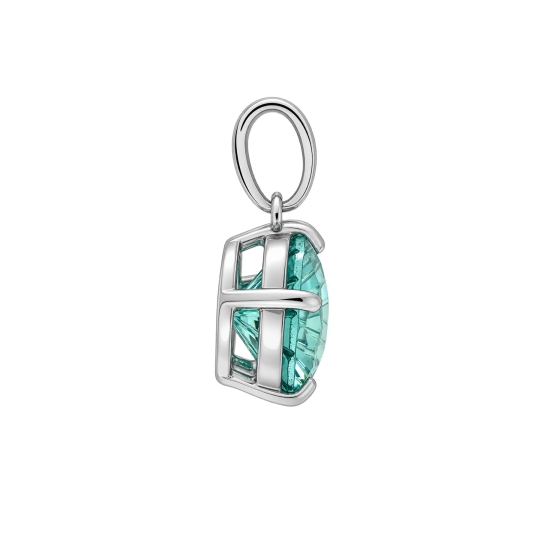 Серьги из серебра с кварцами