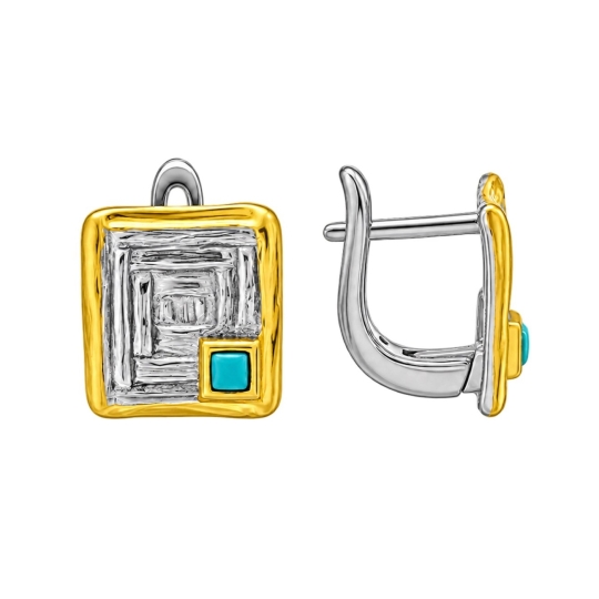 Серьги из серебра