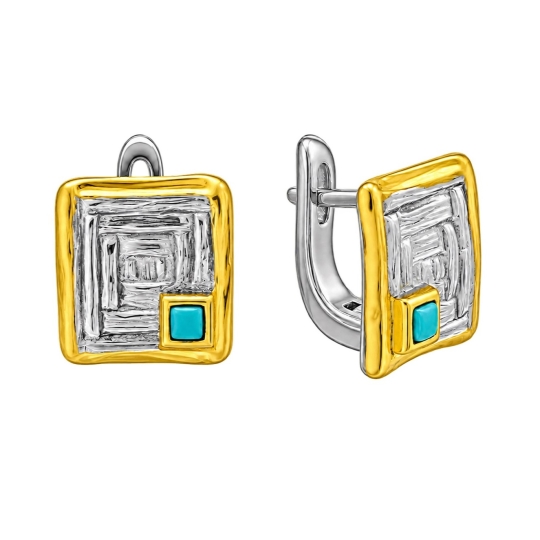 Серьги из серебра