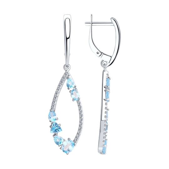 Серьги из серебра