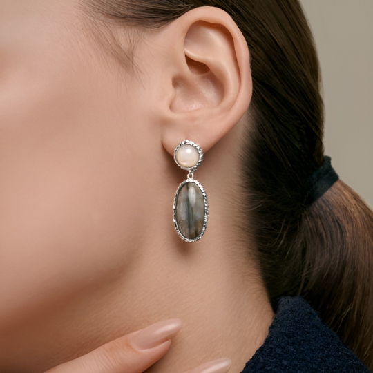 Серьги из серебра