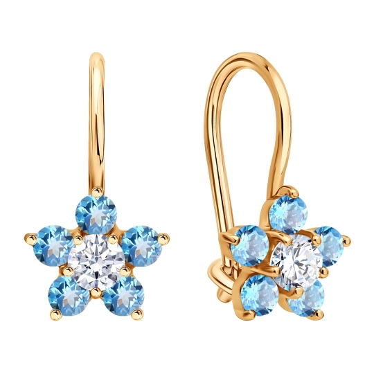 Серьги из золота 