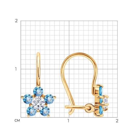 Серьги из золота 