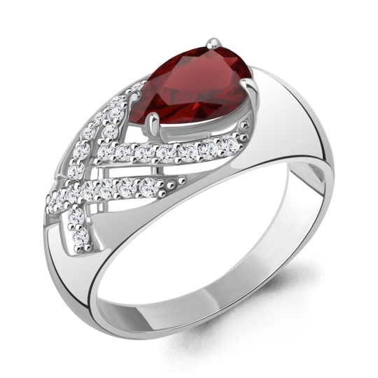 Серьги из серебра с топазом London