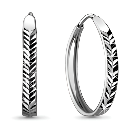 Серьги из серебра с султанитами и фианитами