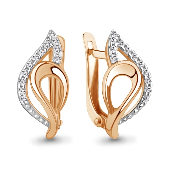 Серьги из серебра с гранатами