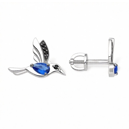 Серьги из серебра