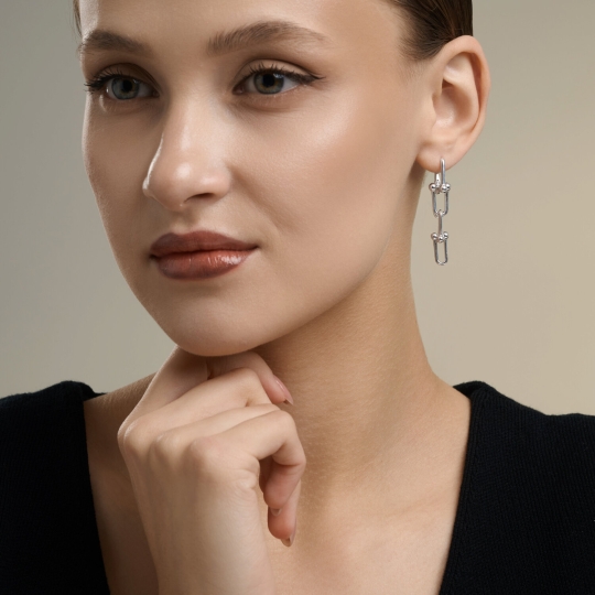 Серьги из серебра