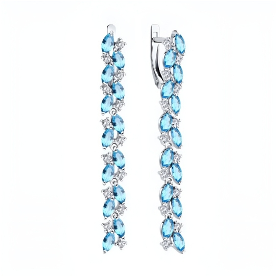 Серьги из серебра
