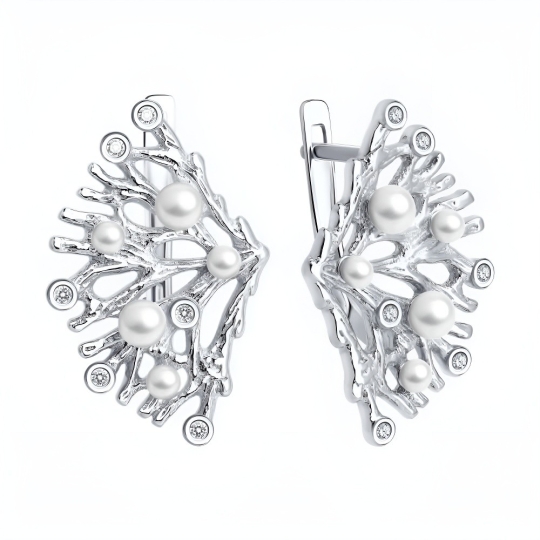 Серьги из серебра