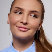 Серьги из золота с фианитами