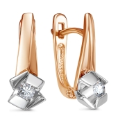 Серьги из золота с бриллиантами