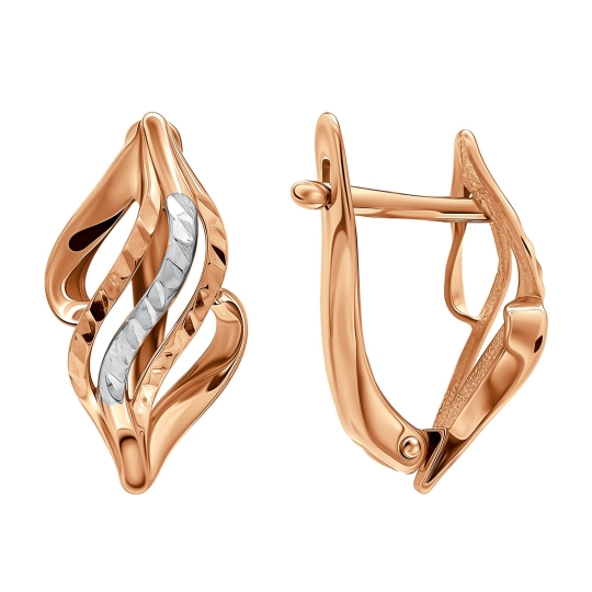 Серьги из золота с бриллиантами