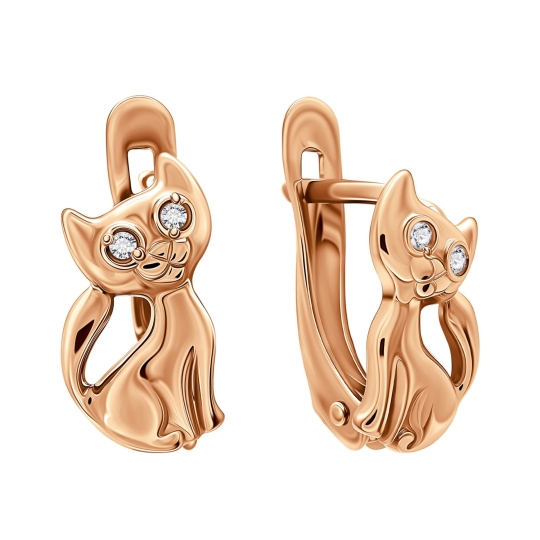 Серьги из золота