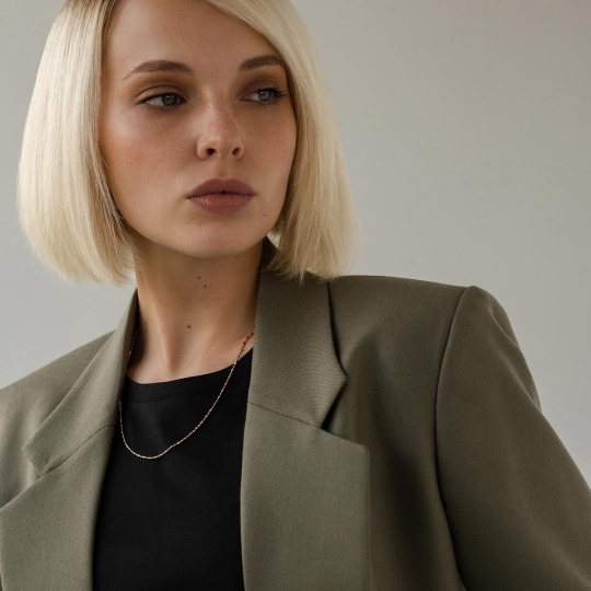 Цепь из золота плетения "Бисмарк"