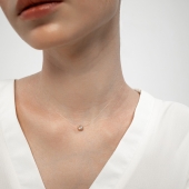 Подвеска из золота с фианитом