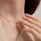 Подвеска из золота с фианитами