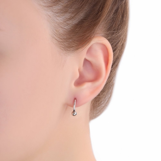 Серьги из серебра