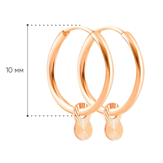 Серьги из белого золота