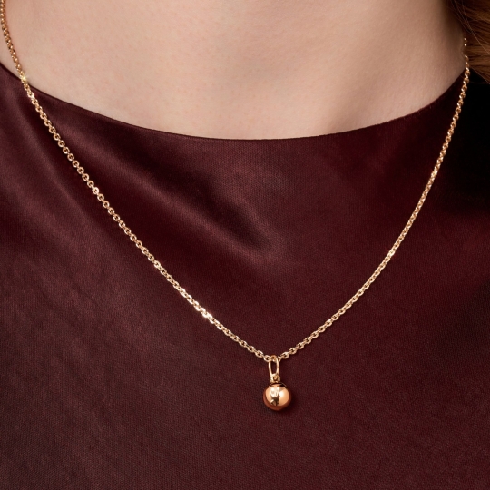 Подвеска из золота с фианитами "А"