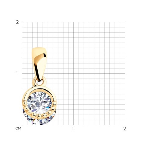 Подвеска из серебра с эмалью
