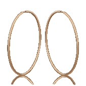 Серьги-конго из золота 