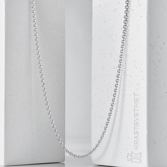 Цепь из белого золота плетения 