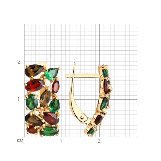 Серьги из золота