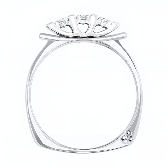 Кольцо из золота с бриллиантами