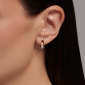 Серьги из золота с бриллиантами 