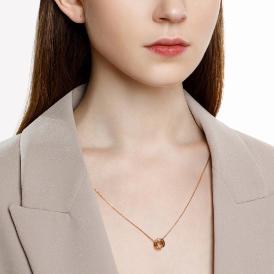 Подвеска из золота с фианитом