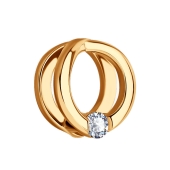 Подвеска из золота с бриллиантом 