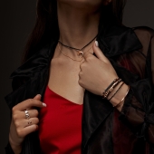 Браслет из золота с алмазной гранью