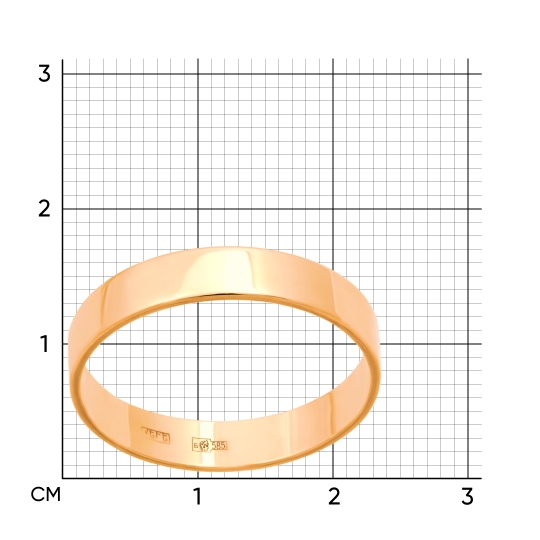 Обручальное кольцо из золота