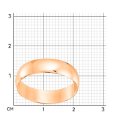 Обручальное кольцо из золота 