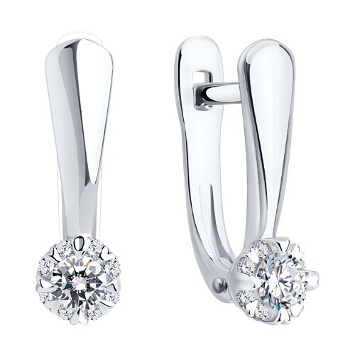 Серьги из золота с бриллиантами