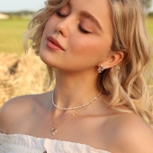 Подвеска из золота с фианитами