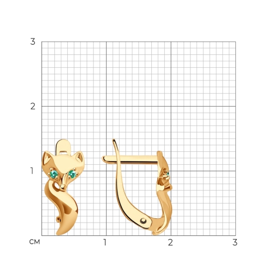 Серьги из золота