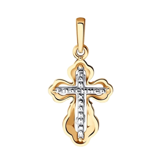 Подвеска из золота с фианитом