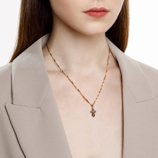 Подвеска из золота с фианитом