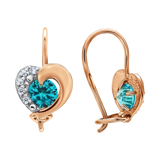 Серьги из золота с жемчугом