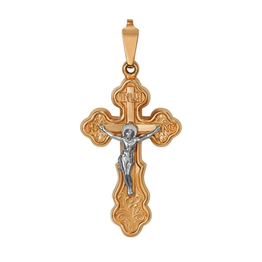 Подвеска-крест из золота